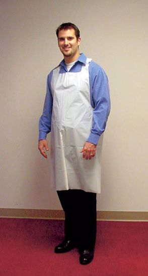 Picture of TIDI PREMIUM POLY APRONS Apron, 28" X 46", 100/Bx (30 Bx/Plt)