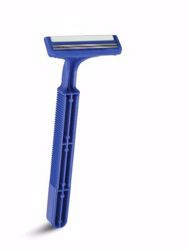 Picture of ACCUTEC PERSONNA® FACE RAZOR Twin Blade Plus Razor, Long Handle & Lubricating Strip, 10/Bg, 10 Bg/Cs