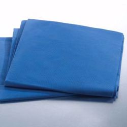 Picture of GRAHAM MEDICAL FLEXDRAPE® ELITE PATIENT DRAPE Flexdrape® Patient Drape, Non-Woven, Blue, Fluid Resistant, Opaque, 50" X 84", 50/Cs (48 Cs/Plt)