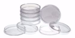 Picture of SIMPORT PETRI DISH Petri Dish, 9 X 50Mm, No Pads, Frosted Top Permits Labeling, 20/Slv, 25 Slv/Cs