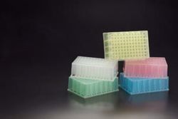 Picture of SIMPORT BIOBLOCK™ 96 DEEP WELL PLATES Deep Well Plate, Round Bottom, 1.2Ml, Blue, Polypropylene, 4/Pk, 6 Pk/Cs