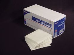 Picture of DUKAL TOP SPONGES - NON-WOVEN FACING COVER SPONGE Top Sponge, 4" X 4", Non-Woven, Sterile, 2/Pk, 25 Pk/Bx, 24 Bx/Cs