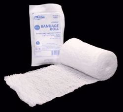 Picture of DUKAL FLUFF BANDAGE ROLL Bandage Roll, 3.4" X 3.1 Yds, Fluff, Sterile, 6-Ply, 1 Rl/Bg, 96 Bg/Cs