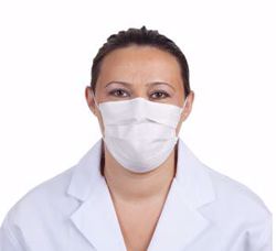 Picture of SULTAN COM-FIT® SUPER SENSITIVE™ MASKS Mask, Tie-On, White, 50/Bx, 6 Bx/Cs