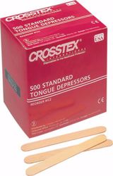 Picture of CROSSTEX TONGUE DEPRESSORS Tongue Depressor, Senior, 6", 500/Bx, 10 Bx/Cs