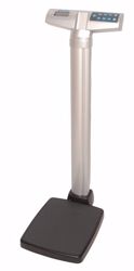 Picture of HEALTH O METER PROFESSIONAL DIGITAL SCALE Digital Scale, Eye Level, 600 Lb/272 Kg Capacity, 24" - 84" (60Cm-213Cm) Height Rod, Platform 14¼" X 14¼" X 2 5/8"", 120V Adapter (Included) Or (6) C-Cell Batteries (Not Included) (DROP SHIP ONLY)