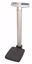 Picture of HEALTH O METER PROFESSIONAL DIGITAL SCALE Digital Scale, Waist High, 600 Lb/272 Kg Capacity, Platform 14¼" X 14¼" X 2 5/8", 120V Adapter (Included) Or (6) C-Cell Batteries (Not Included), Optional Wall Mounted Height Rod Available (499KLROD) & (2) Wheels (DROP SHIP ONLY)