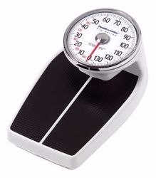 Picture of HEALTH O METER PROFESSIONAL HOME CARE LARGE RAISED DIAL - LARGE PLATFORM SCALES Mechanical Floor Scale, Capacity: 180 Kg, Platform Dimension: 11" X 12½" X 3"/279Mm X  318Mm X 76Mm, 2/Cs (DROP SHIP ONLY)
