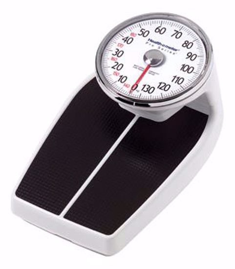 Picture of HEALTH O METER PROFESSIONAL HOME CARE LARGE RAISED DIAL - LARGE PLATFORM SCALES Mechanical Floor Scale, Capacity: 180 Kg, Platform Dimension: 11" X 12½" X 3"/279Mm X  318Mm X 76Mm, 2/Cs (DROP SHIP ONLY)