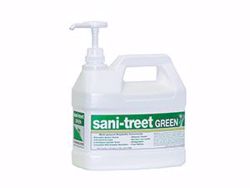 Picture of ENZYME INDUSTRIES SANI-TREET GREEN Sani-Treet Green, Gallon, Lemongrass-Lavender Scent, 4/Cs