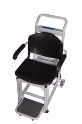 Picture of HEALTH O METER PROFESSIONAL DIGITAL CHAIR SCALE Digital Chair Scale, Capacity: 600 Lbs/272Kg, Seat Dimension: 15½" X 18¼" X 16½", EMR Connectivity Via USB, Motion-Sensing Weighing Technology, 1 1/8" LCD Display, Resolution: 0.2Lb/ 0.1Kg, 120V AC Adapter (Included) Or (6) C-Cell Batteries (Not Included), 3 Year Warranty (DROP SHIP ONLY)