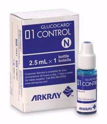 Picture of ARKRAY GLUCOCARD® 01 METER Control Solution, 1 Bottle Normal, 1 Bottle High, CLIA Waived (Minimum Expiry Lead Is 90 Days)