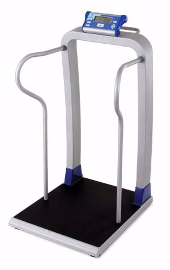 Picture of DORAN HANDRAIL SCALE Handrail Scale, BMI Calculator, 1000 Lbs/ 454 Kg, Platform: 25" X 29" X 46"