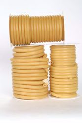 Picture of HYGENIC NATURAL RUBBER TUBING Translucent Amber Tubing, 3/16"-ID X 3/32"-Wall X 3/8"-OD, 50 Ft/Bx