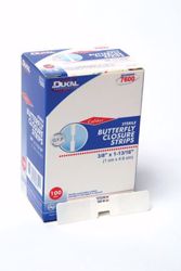 Picture of DUKAL WOUND CLOSURE STRIPS Butterfly Wound Closure Strip, Medium, 100/Bx, 24 Bx/Cs