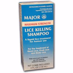 Picture of MAJOR SHAMPOO & CONDITIONER Lice Killing Shampoo, Maximum Strength, 120Ml, Compare To Rid® Shampoo, NDC# 00904-2528-20