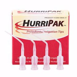 Picture of BEUTLICH HURRIPAK™ PERIODONTAL IRRIGATION TIPS Hurripak™ Periodontal Irrigation Tips, Disposable, 20/Bx