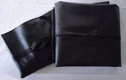 Picture of ADI CADAVER BAGS Black Disaster Bag, Straight Zipper With 6 Handles, 36" X 90", 5/Cs (42 Cs/Plt)