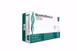 Picture of SEMPERMED SEMPERSHIELD™ NITRILE EXAM GLOVE Exam Glove, Nitrile, Textured, Medium, Powder Free (PF), 50/Bx, 10 Bx/Cs (96 Cs/Plt)