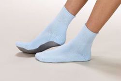 Picture of ALBA SAFE-T TREADS® Footwear, Adult Large, Flexible Sole, Beige, 48 Pr/Cs