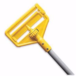 Picture of BUNZL/RUBBERMAID INVADER® WET MOP HANDLES Mop Handle, H116 60", Plastic Head, Wood Handle (DROP SHIP ONLY)