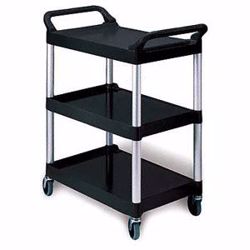 Picture of BUNZL/RUBBERMAID CARTS 3424 Utility Cart, Black (DROP SHIP ONLY)