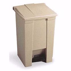 Picture of BUNZL/RUBBERMAID STEP-ON CONTAINER 6144 Step-On Waste Container, 12 Gallon, Beige (DROP SHIP ONLY)