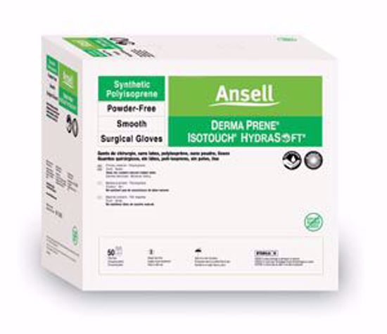 Picture of ANSELL MICRO-TOUCH® PLUS STERILE SINGLES GLOVES Exam Gloves, Sterile, Latex, Powder Free, Medium, 100/Bx, 4 Bx/Cs (US Only)
