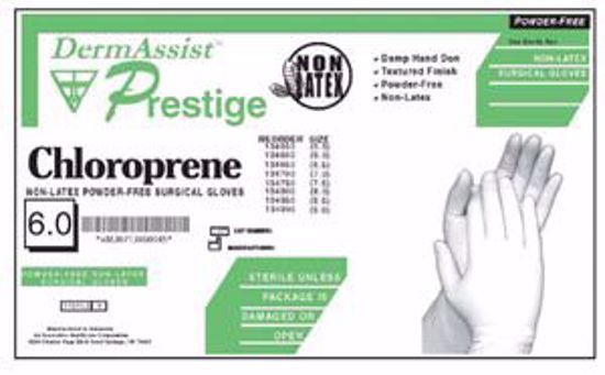 Picture of INNOVATIVE PRESTIGE® CHLOROPRENE POWDER-FREE SURGICAL GLOVES Gloves, Surgical, Size 8, Polychloroprene, Sterile, PF, Textured Finish, 25 Pr/Bx, 4 Bx/Cs (60 Cs/Plt)