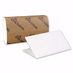 Picture of GEORGIA-PACIFIC ACCLAIM® SINGLEFOLD PAPER TOWELS Singlefold Paper Towels, Paper Band, White, 10¼" X 9¼" Sheets, 250 Ct/Pk, 16 Pk/Cs