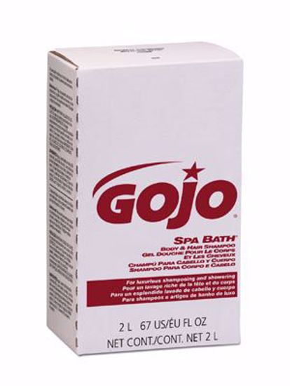 Picture of GOJO SPA BATH® SHAMPOO Body & Hair Shampoo, 2000Ml, Refill, Pink, 4/Cs