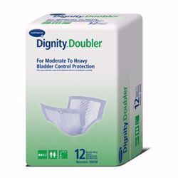 Picture of HARTMANN USA DIGNITY® DISPOSABLE PADS Dignity® Doubler, For Moderate To Heavy Protection, 13" X 24", White, 12/Bg, 6 Bg/Cs