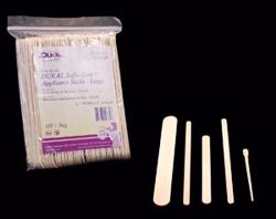 Picture of DUKAL SPA SUPPLY & SPA CARE PRODUCTS Spa Wood Applicator, ¾" X 6", Large, 100/Pk, 25 Pk/Cs