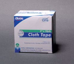 Picture of DUKAL SURGICAL TAPE - CLOTH Cloth Tape, 1" X 1½ Yds, Non-Sterile, 100/Bx, 5 Bx/Cs