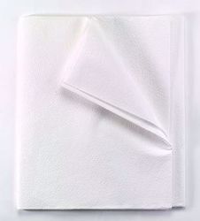 Picture of TIDI EQUIPMENT DRAPE SHEET Equipment Drape Sheet/ Stretcher Sheet, Tissue/ Poly, 60" X 96", White, 25/Cs