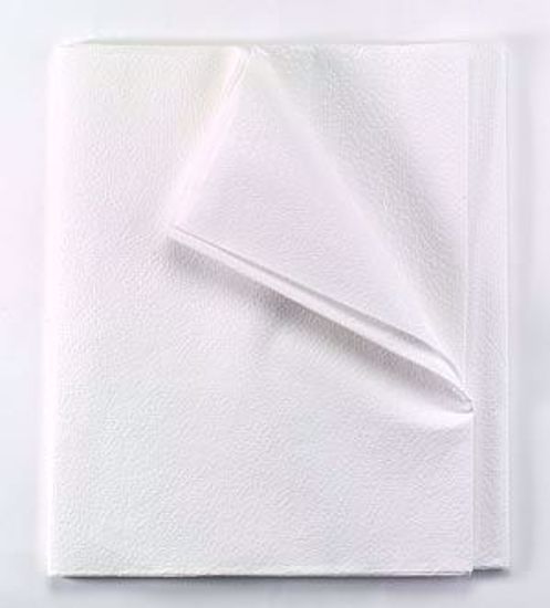 Picture of TIDI EQUIPMENT DRAPE SHEET Equipment Drape Sheet/ Stretcher Sheet, Tissue/ Poly, 60" X 96", White, 25/Cs