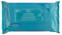 Picture of PDI HYGEA® MULTIPURPOSE  WASHCLOTHS Multi-Purpose Washcloths, Resealable 48 Count Disposable, 48/Pk, 12 Pk/Cs (60 Cs/Plt) (US Only)