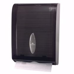 Picture of GEORGIA-PACIFIC PAPER TOWEL DISPENSERS Translucent Smoke Combination C-Fold/ Multifold Paper Towel Dispenser, 11"W X 5¼"D X 15.4"H, 1/Cs (DROP SHIP ONLY)