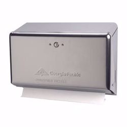 Picture of GEORGIA-PACIFIC PAPER TOWEL DISPENSERS Chrome Multifold Space Saver Towel Dispenser, 4¼"W X 11.63"D X 8½"H