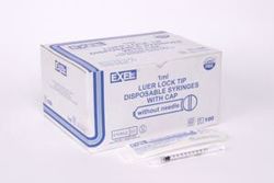 Picture of EXEL TB TUBERCULIN SYRINGES WITH LUER LOCK Tuberculin Syringe Only, 1Cc, Low Dead Space Plunger, Luer Lock With Cap, 100/Bx, 10 Bx/Cs