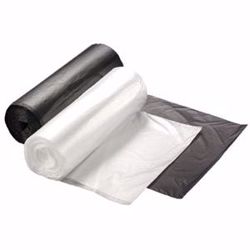 Picture of BUNZL/ROLLPAK CAN LINERS Can Liner, High Density, 24" X 33", 12-16 Gal, Clear, 6 MIC, 100/Bx, 10 Bx/Cs (RH633N) (DROP SHIP ONLY)