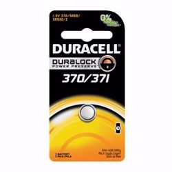 Picture of DURACELL® MEDICAL ELECTRONIC BATTERY Battery, Silver Oxide, Size 370/371, 1.5V, 6/Bx, 6 Bx/Cs (UPC# 66134)