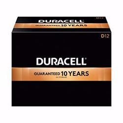 Picture of DURACELL® COPPERTOP® ALKALINE BATTERY WITH DURALOCK POWER PRESERVE™ TECHNOLOGY Battery, Alkaline, Size D, 12/Bx, 6 Bx/Cs (UPC# 01301)