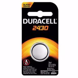 Picture of DURACELL® SECURITY BATTERY Battery, Lithium, Size DL2430, 3V, 6/Bx, 6 Bx/Cs (UPC# 66183) (Item Is Considered HAZMAT And Cannot Ship Via Air Or To AK, GU, HI, PR, VI)