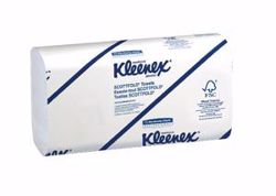 Picture of KIMBERLY-CLARK FOLDED TOWELS Kleenex® Scottfold Towels, 1-Ply, 120 Sheets/Pk, 25 Pk/Cs (24 Cs/Plt) (091451)