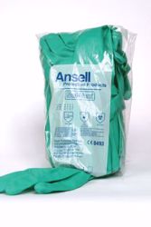 Picture of ANSELL SOL-VEX® NITRILE CHEMICAL PROTECTION GLOVES Protection Gloves, Size 9-9½, 12 Pr/Bg, 12 Bg/Cs (US Only)