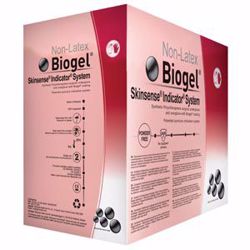 Picture of MOLNLYCKE BIOGEL® SKINSENSE® INDICATOR® GLOVES Surgical Glove, Size 5½, Sterile, Non-Latex, Powder Free (PF), 50/Bx, 4 Bx/Cs