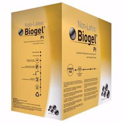 Picture of MOLNLYCKE BIOGEL® PI GLOVES Surgical Glove, Size 7½, Sterile, Non-Latex, Powder Free (PF), 50/Bx, 4 Bx/Cs (30 Cs/Plt)