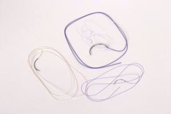 Picture of ETHICON VICRYL™ (POLYGLACTIN 910) SUTURES Suture, Taper Point, Size 3-0, 27", 27", Violet Braided, Needle SH-1, ½ Circle, 3 Dz/Bx (Continental US Only)