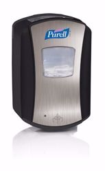 Picture of GOJO PURELL® LTX-7™ DISPENSERS Dispenser, 700Ml, Chrome/ Black, 4/Cs (56 Cs/Plt) (091204)